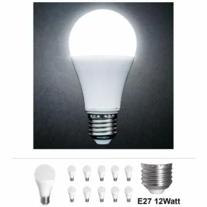 Grafner® LED Leuchtmittel E27 12 Watt 3000K Kaltweiss 4er Set 9