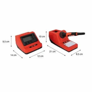 Grafner® Digitale Lötstation Mit Display 200 – 450°C 60W Feinlötkolben Lötkolben LS10942 9