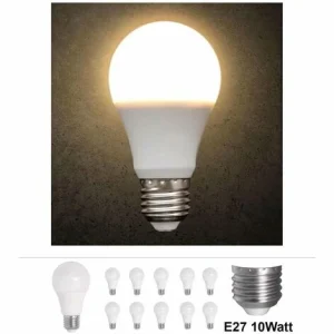 Grafner® LED Leuchtmittel E27 10 Watt 3000K Warmweiss Einzeln 9