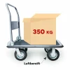 Grafner® Plattformwagen Tragkraft 350kg Transportwagen Lagerwagen Transportkarre 17